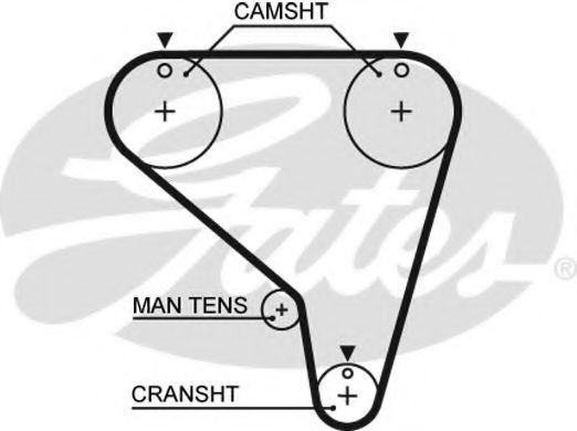 Ангренажен ремък 5267XS