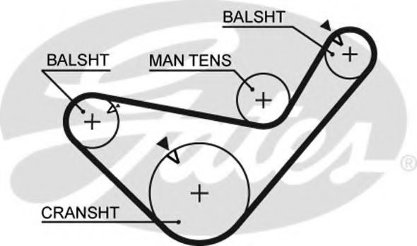 Ангренажен ремък 5456XS
