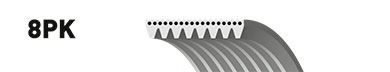пистов ремък 8PK1275ES