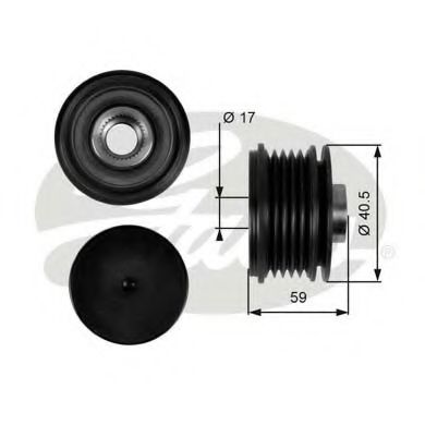 механизъм за свободен ход на генератор OAP7107