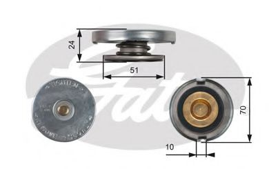 капачка, радиатор RC105
