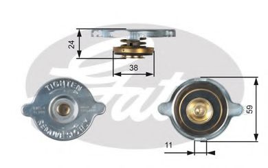 капачка, радиатор RC106
