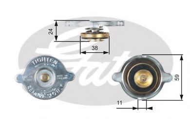 капачка, радиатор RC118