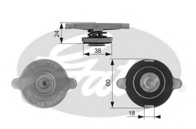 капачка, радиатор RC131
