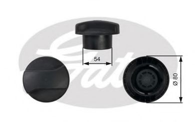 капачка, резервоар за охладителна течност RC224