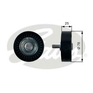 паразитна/ водеща ролка, пистов ремък T36412