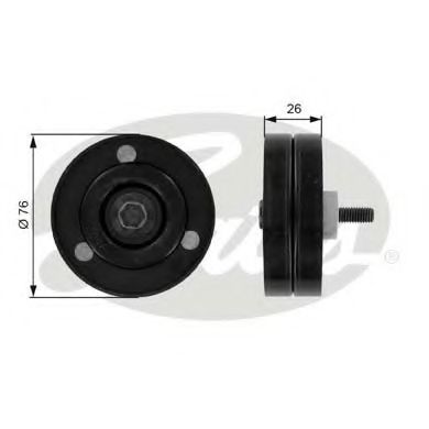 паразитна/ водеща ролка, пистов ремък T38060