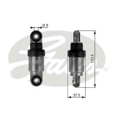 демпер (успокоител-трепт.вибр.), пистов ремък