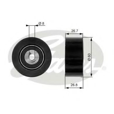 паразитна/ водеща ролка, пистов ремък