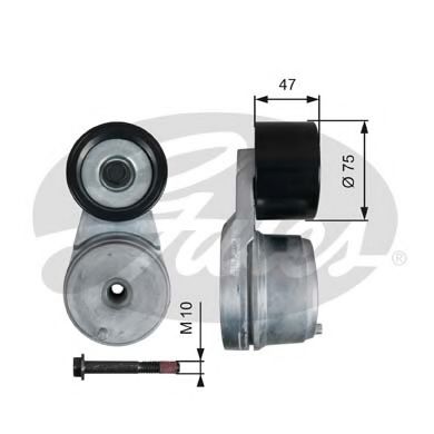 ремъчен обтегач, пистов ремък T38576