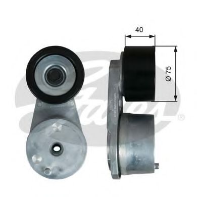 ремъчен обтегач, пистов ремък T38607