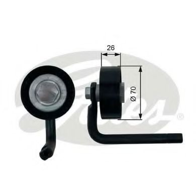 обтящна ролка, пистов ремък T39202