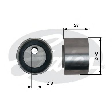 обтяжна ролка, ангренаж T41305
