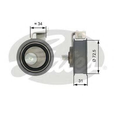 обтяжна ролка, ангренаж T43017