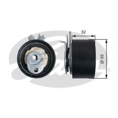 обтяжна ролка, ангренаж T43240