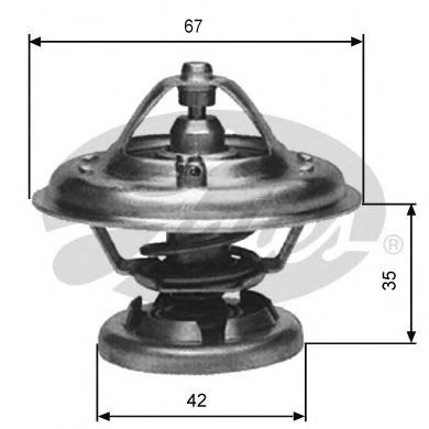 термостат, охладителна течност TH12685G1