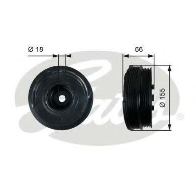 ремъчна шайба, колянов вал