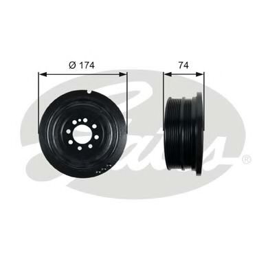 ремъчна шайба, колянов вал TVD1092
