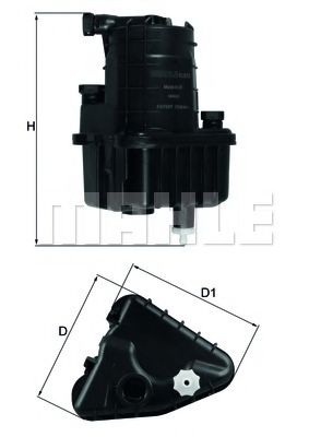 горивен филтър KL 832D