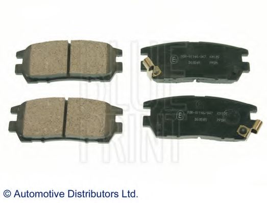 комплект спирачно феродо, дискови спирачки ADC44243