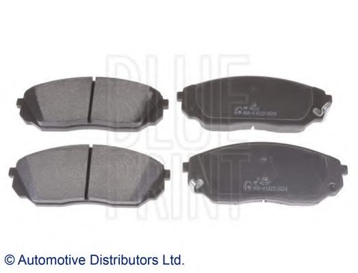 комплект спирачно феродо, дискови спирачки ADG042110