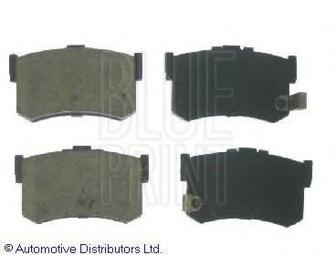 комплект спирачно феродо, дискови спирачки ADG04217