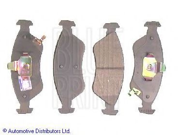 комплект спирачно феродо, дискови спирачки ADG04226