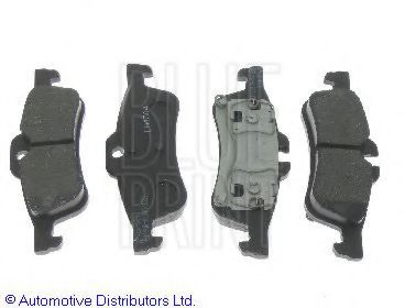 комплект спирачно феродо, дискови спирачки ADG04244