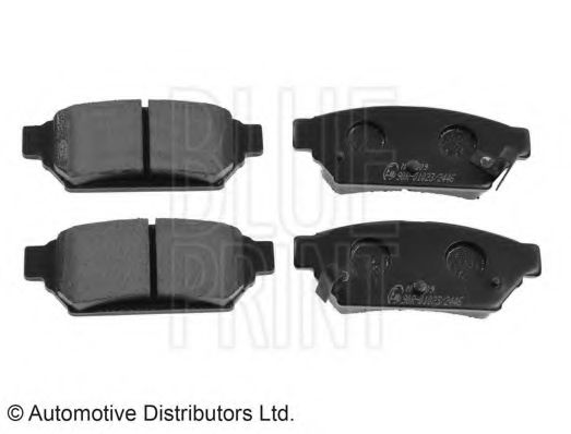 комплект спирачно феродо, дискови спирачки ADG04296