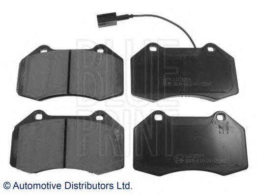 комплект спирачно феродо, дискови спирачки ADL144208