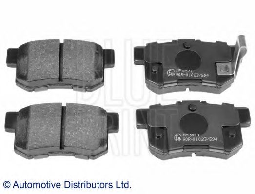 комплект спирачно феродо, дискови спирачки ADL144212