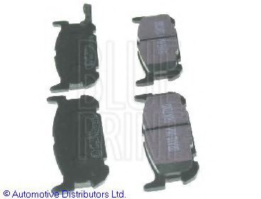 комплект спирачно феродо, дискови спирачки ADM54284