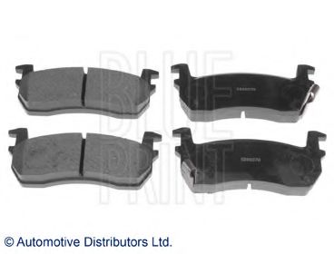 комплект спирачно феродо, дискови спирачки ADN142100