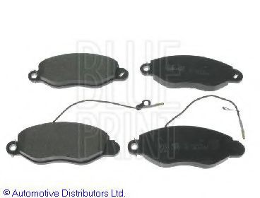 комплект спирачно феродо, дискови спирачки ADN142118