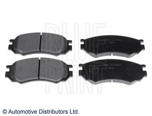 комплект спирачно феродо, дискови спирачки ADN14243