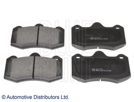 комплект спирачно феродо, дискови спирачки ADV184220