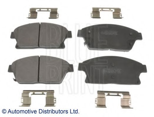 комплект спирачно феродо, дискови спирачки