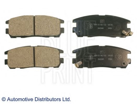 комплект спирачно феродо, дискови спирачки