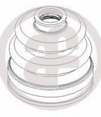 комплект маншон, полуоска D8429