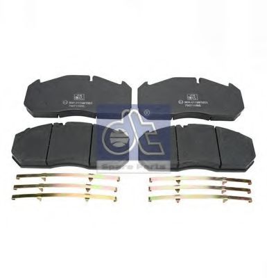 комплект спирачно феродо, дискови спирачки 3.96401