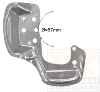 предпазна пластина, спирачни дискове
