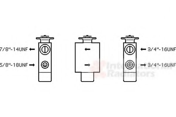 разширителен клапан, климатизация 58001101