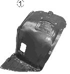 обшивка, колесна ниша