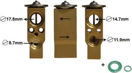 разширителен клапан, климатизация