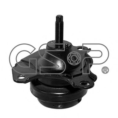 държач, окачване на двигателя