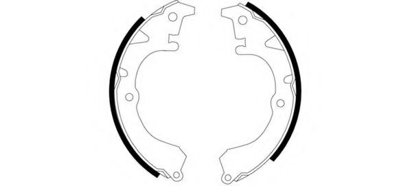 комплект спирачна челюст 91027900