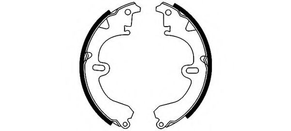 комплект спирачна челюст 91032600