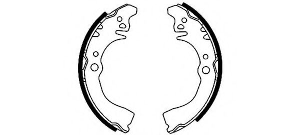 комплект спирачна челюст 91038900