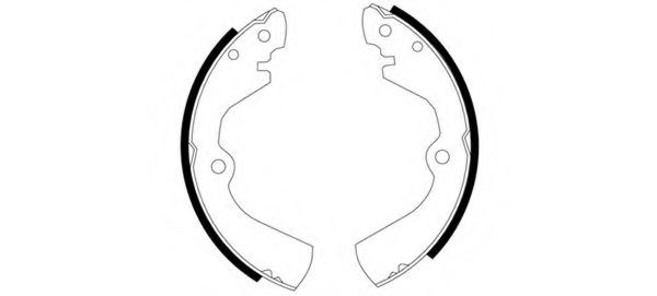 комплект спирачна челюст 91042400