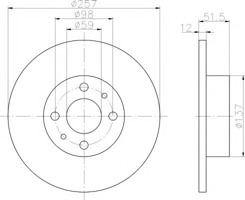 спирачен диск 92034000